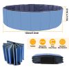 Foldable Pet Swimming Pool PVC Kiddie Baby Dog Swim Pool Bathing Tub Playmat Kids Pools