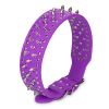 Dog Leather Collar Spiked Studded Pet Dog Collar Adjustable Neck Pitbull Mastiff Collar
