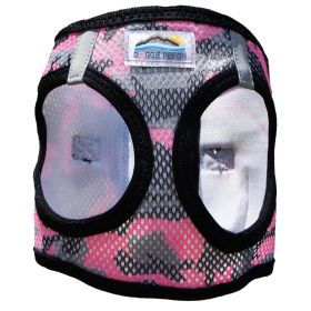 American River Choke Free Dog Harness Camouflage Collection (Color: Pink Camo, size: large)