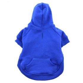 Flex-Fit Dog Hoodie (Color: Blue, size: 3X-Large)