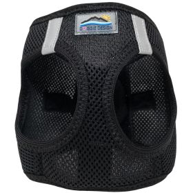 American River Solid Ultra Choke Free Dog Harness (Color: Black, size: S)