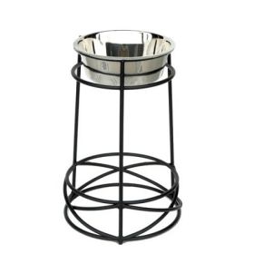 Tall Mesh Elevated Dog Bowl (Option: large)